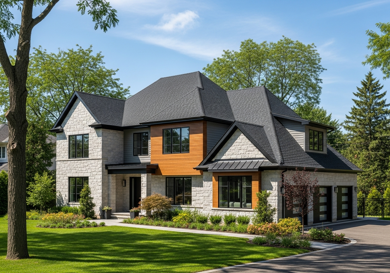 Professional residential roofing installation